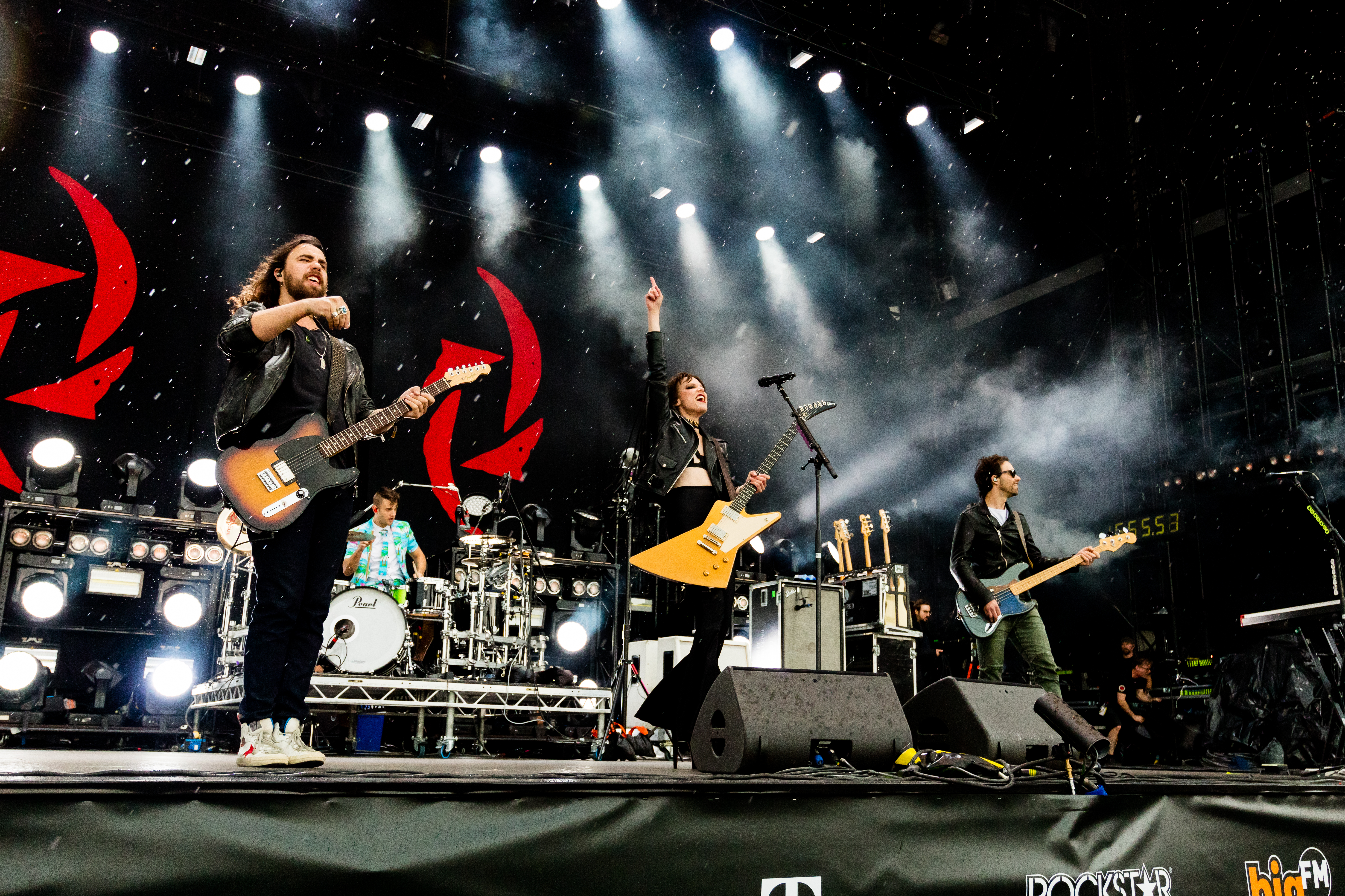 Halestorm performing at Rock am Ring in 2019.