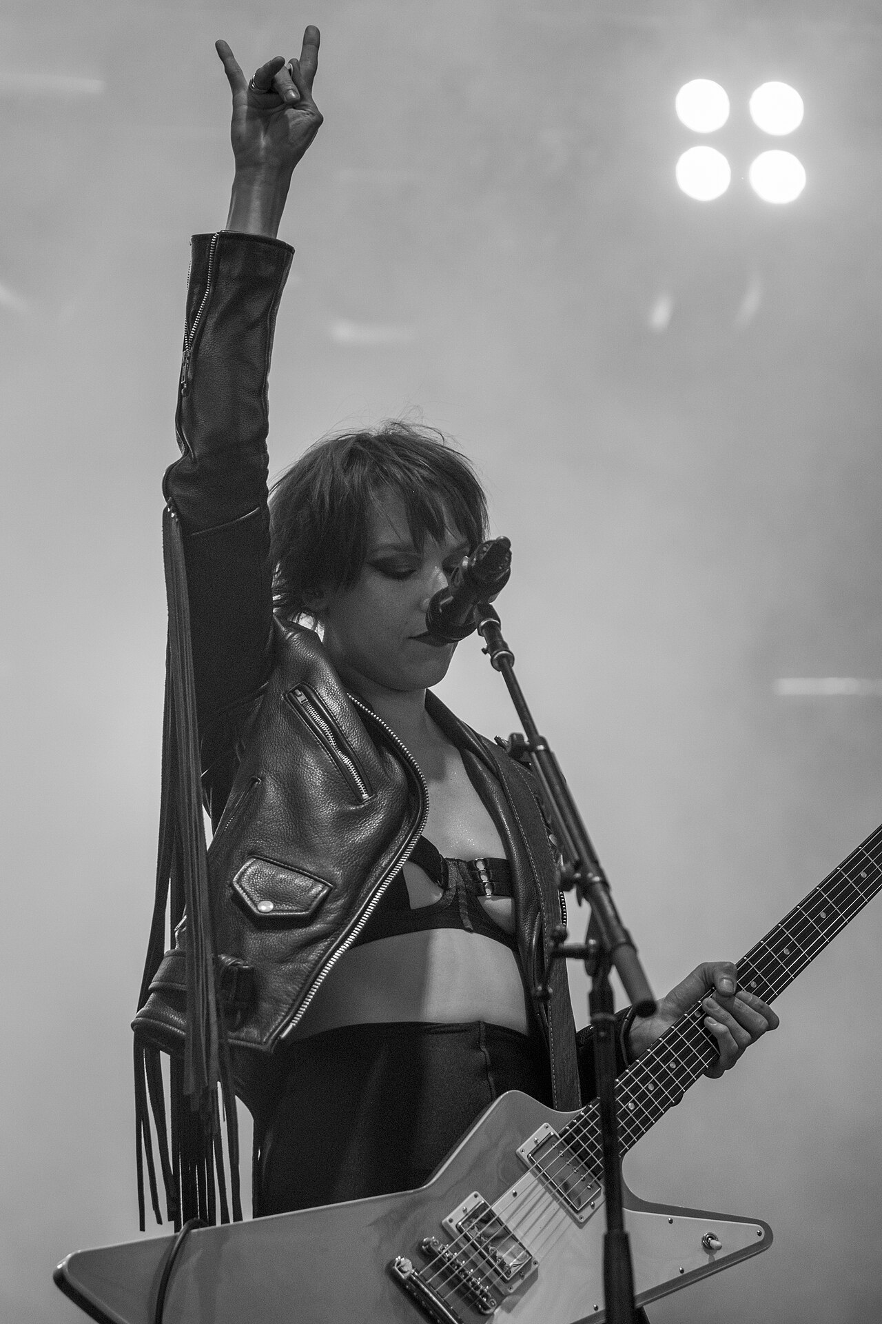 Halestorm at Tuska Open Air in 2019.